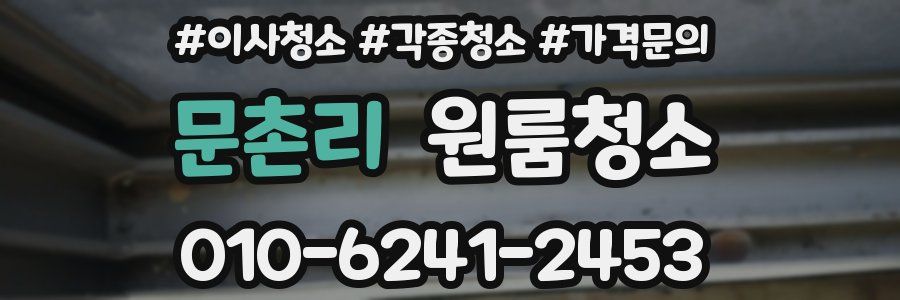 문촌리 이사청소