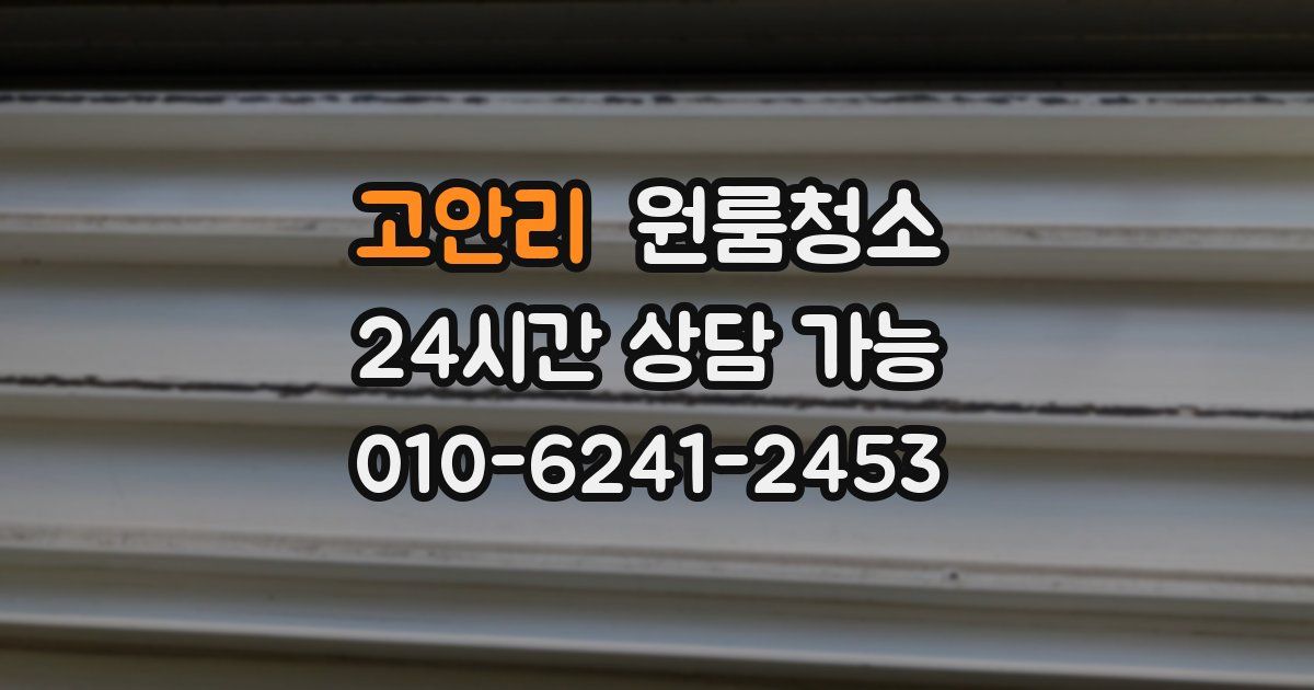 고안리 입주청소