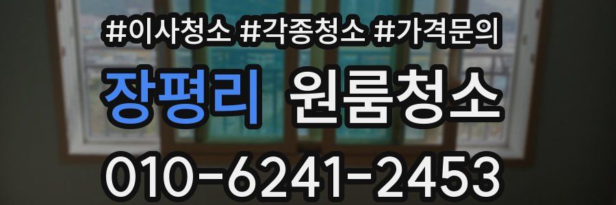 장평리 이사청소