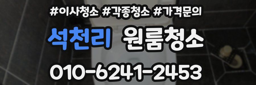 석천리 이사청소
