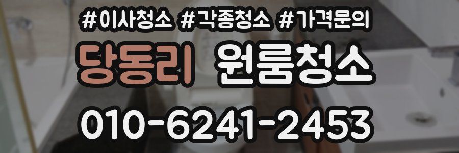 당동리 이사청소