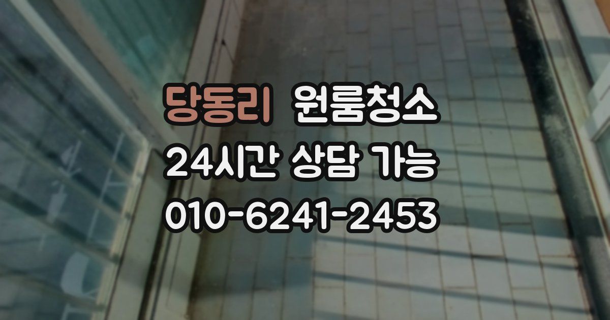 당동리 입주청소