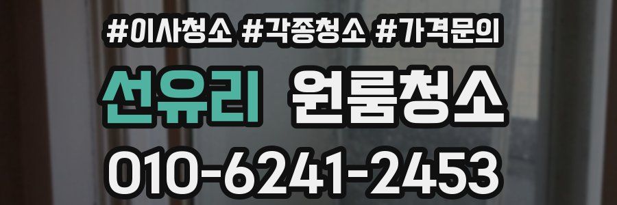 선유리 이사청소