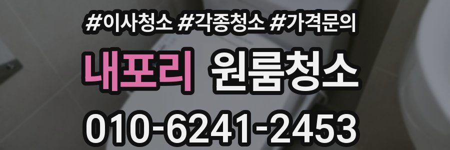 내포리 이사청소