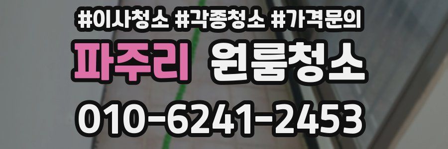 파주리 이사청소