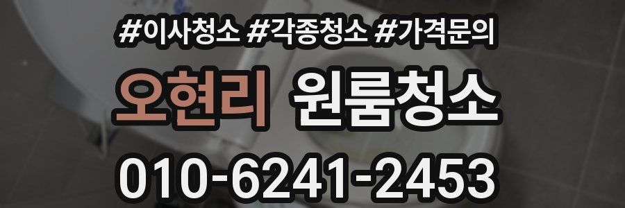 오현리 이사청소