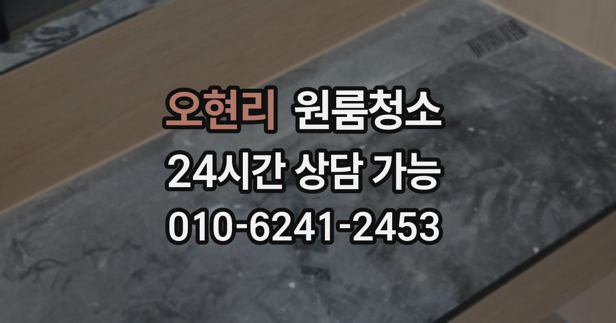 오현리 입주청소