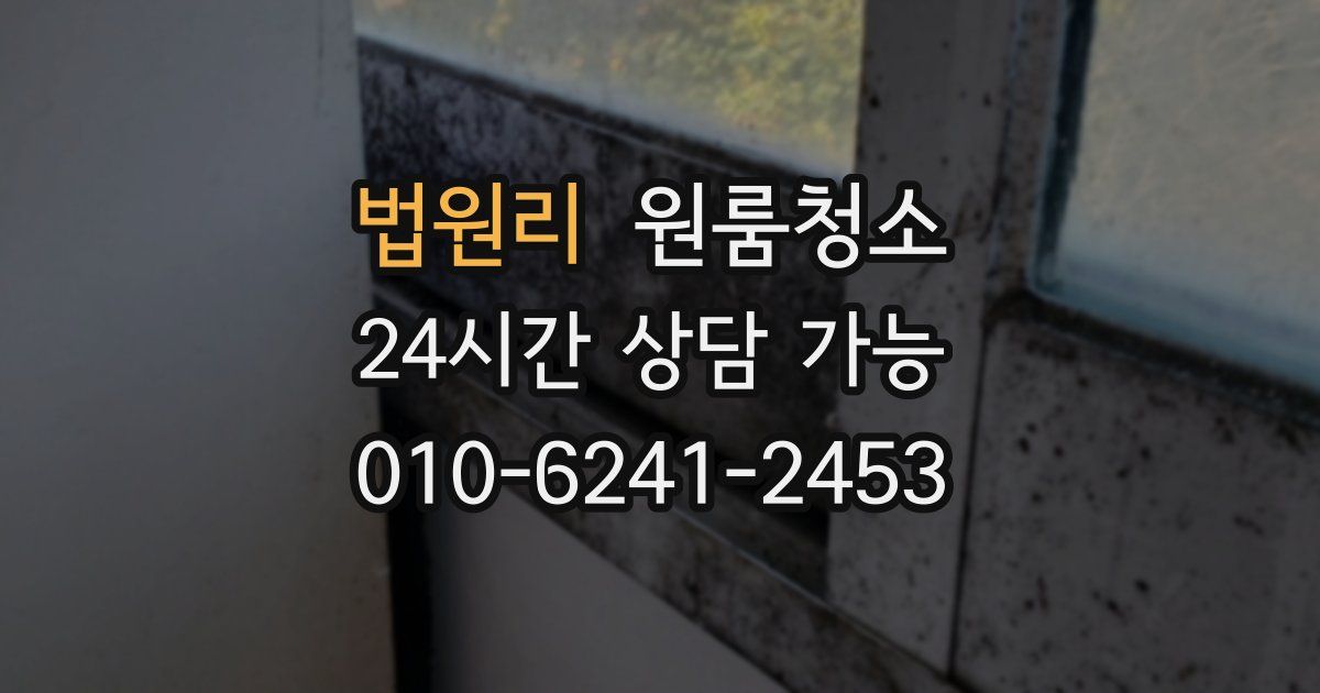 법원리 입주청소