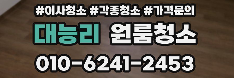 대능리 이사청소