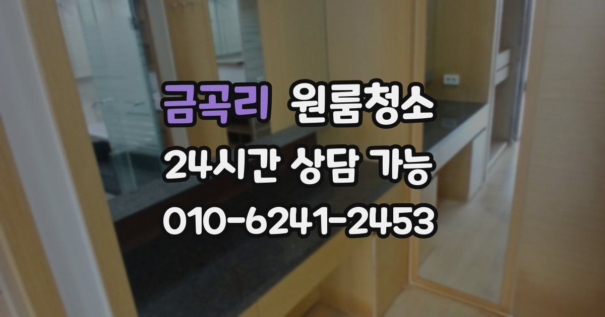 금곡리 입주청소