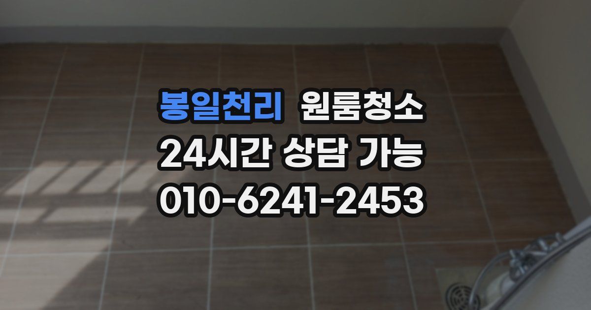 봉일천리 입주청소