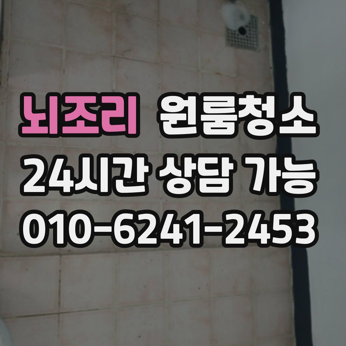 뇌조리 원룸청소