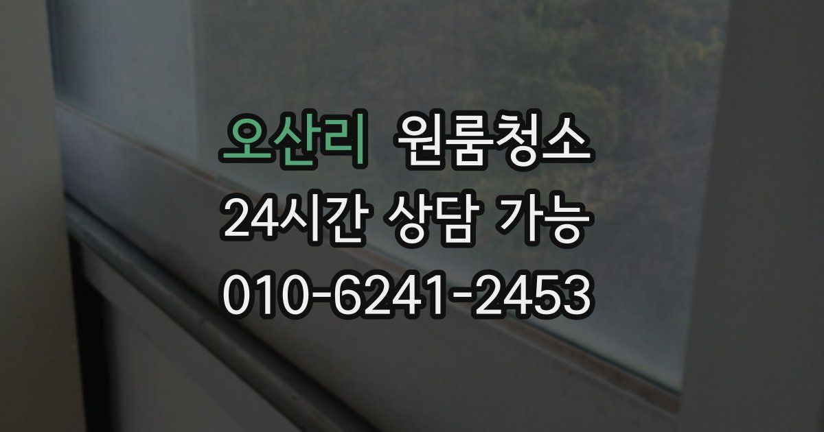 오산리 입주청소