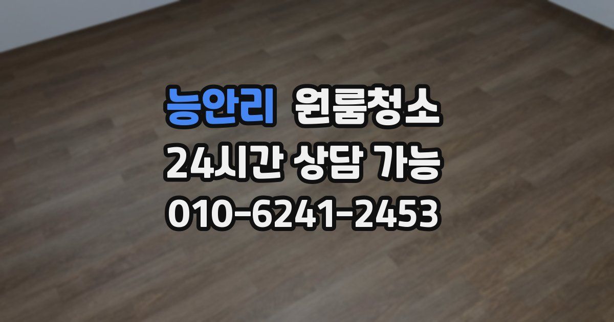 능안리 입주청소