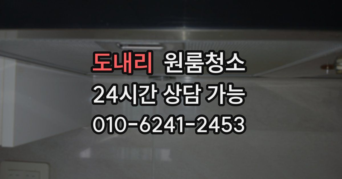 도내리 입주청소