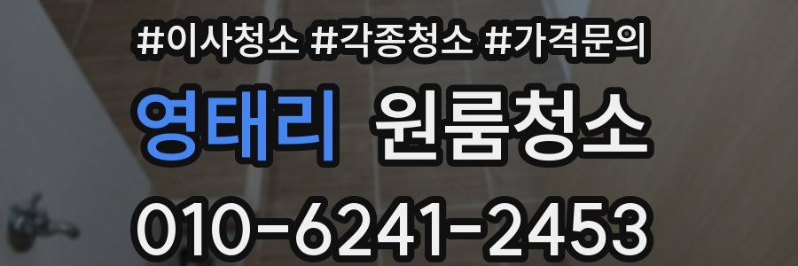 영태리 이사청소