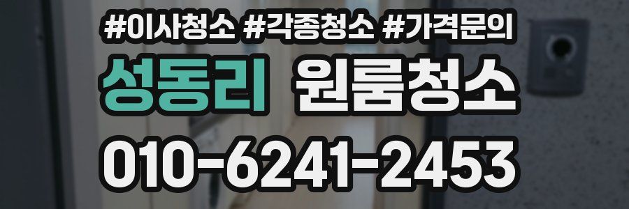 성동리 이사청소