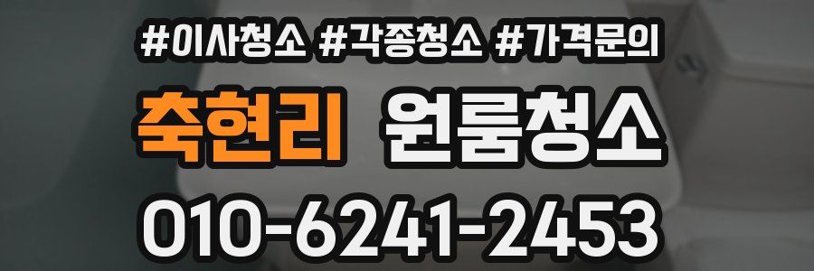 축현리 이사청소