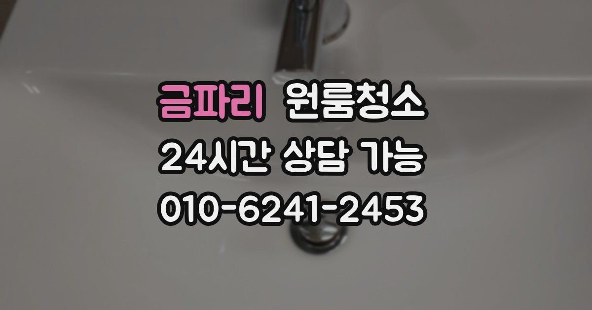 금파리 입주청소