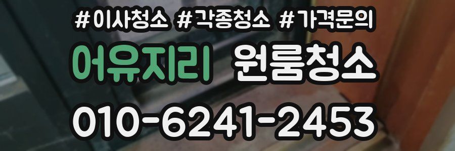 어유지리 이사청소