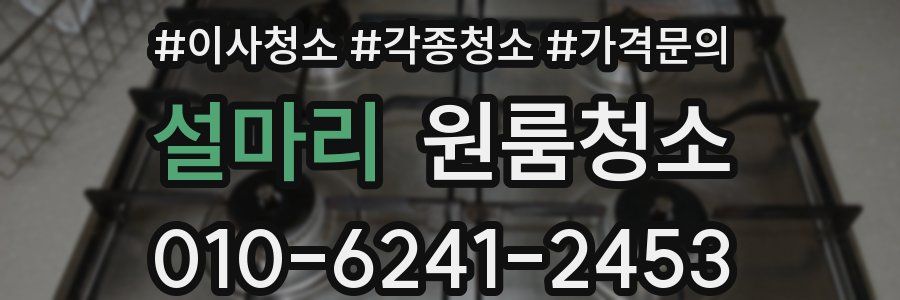 설마리 이사청소