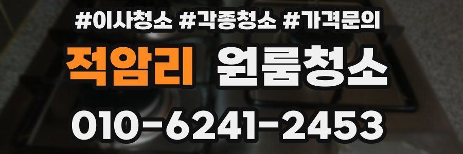 적암리 이사청소