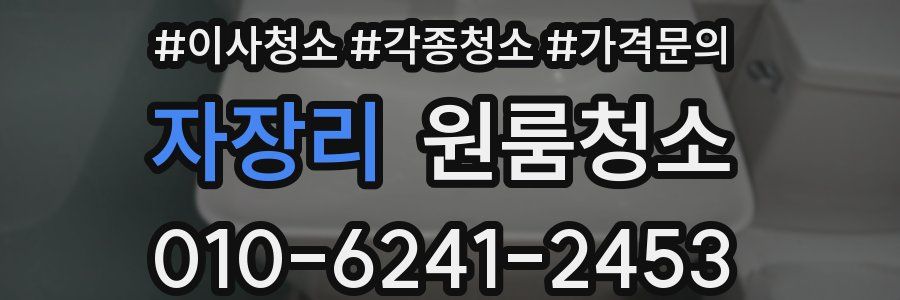 자장리 이사청소