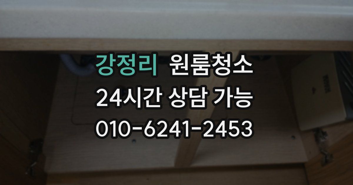 강정리 입주청소