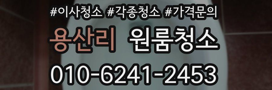 용산리 이사청소