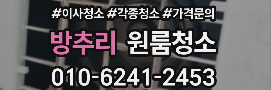 방추리 이사청소