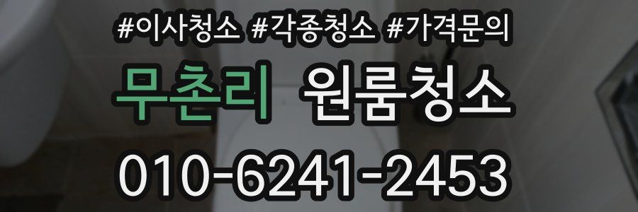 무촌리 이사청소