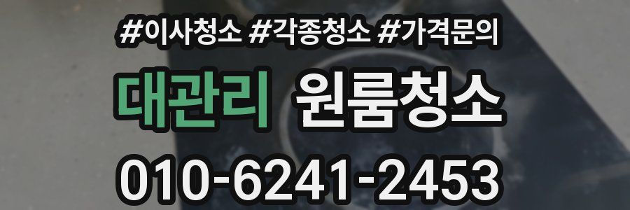 대관리 이사청소