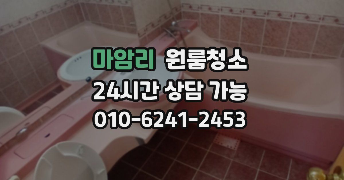 마암리 입주청소