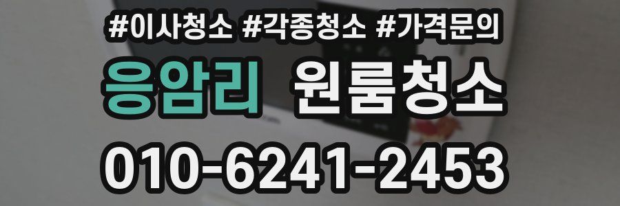 응암리 이사청소