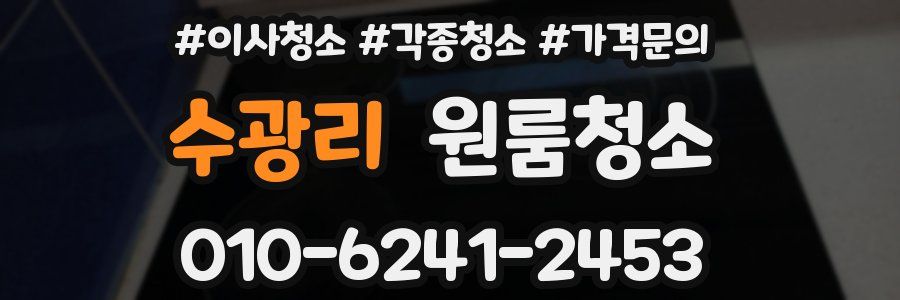 수광리 이사청소