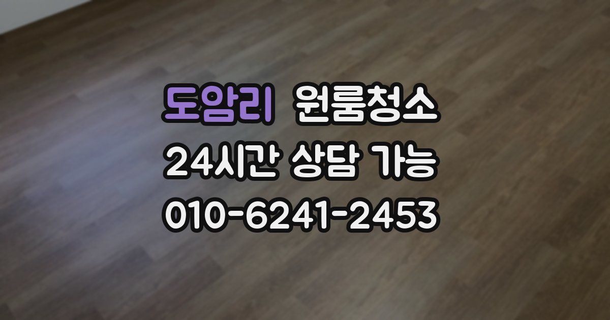 도암리 입주청소