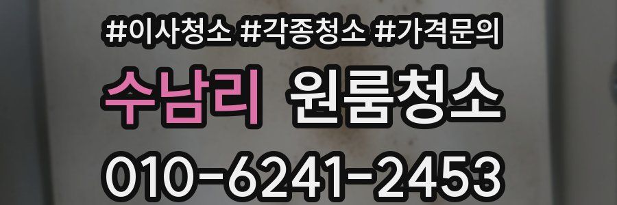 수남리 이사청소