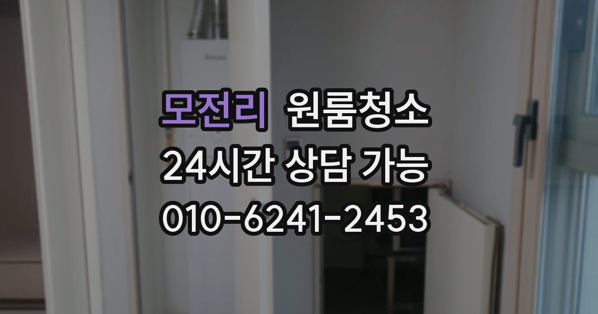 모전리 입주청소