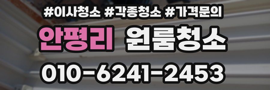 안평리 이사청소