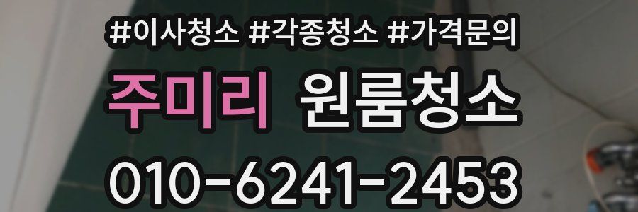 주미리 이사청소