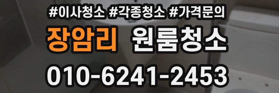 장암리 이사청소