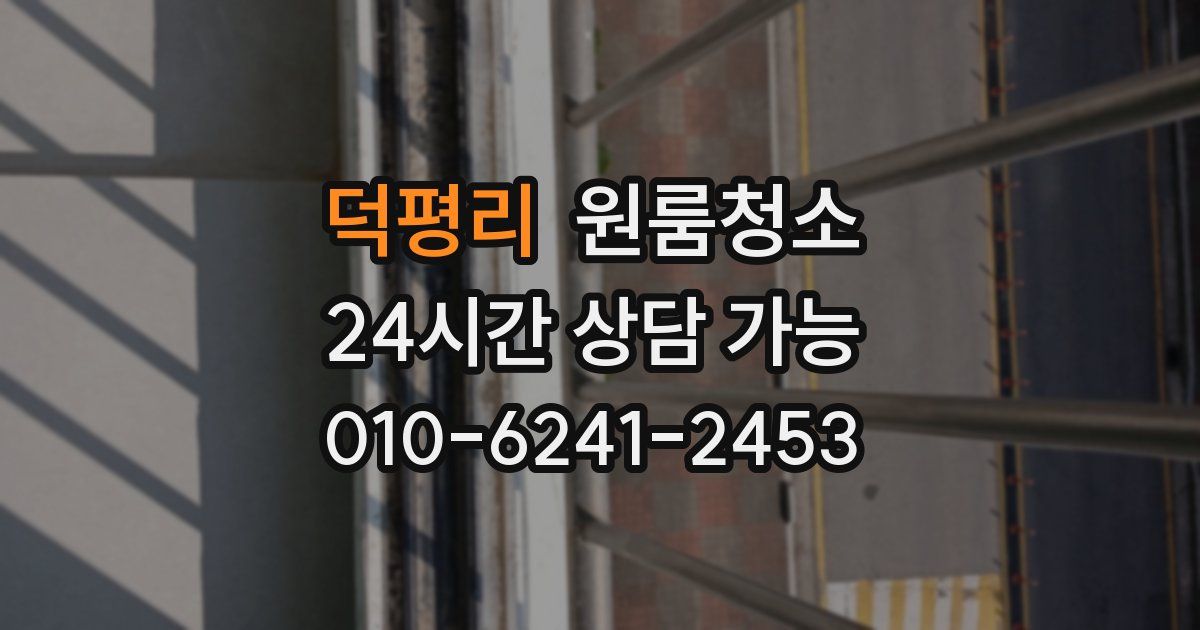 덕평리 입주청소