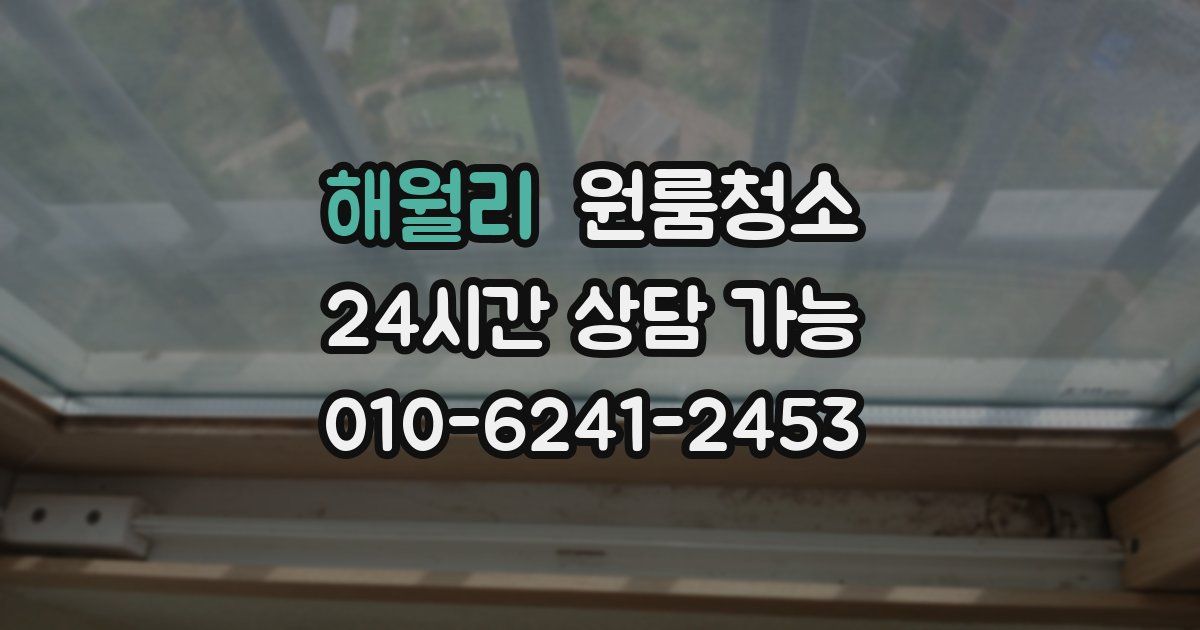 해월리 입주청소