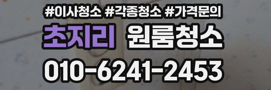 초지리 이사청소