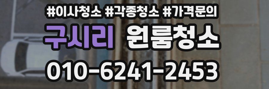 구시리 이사청소