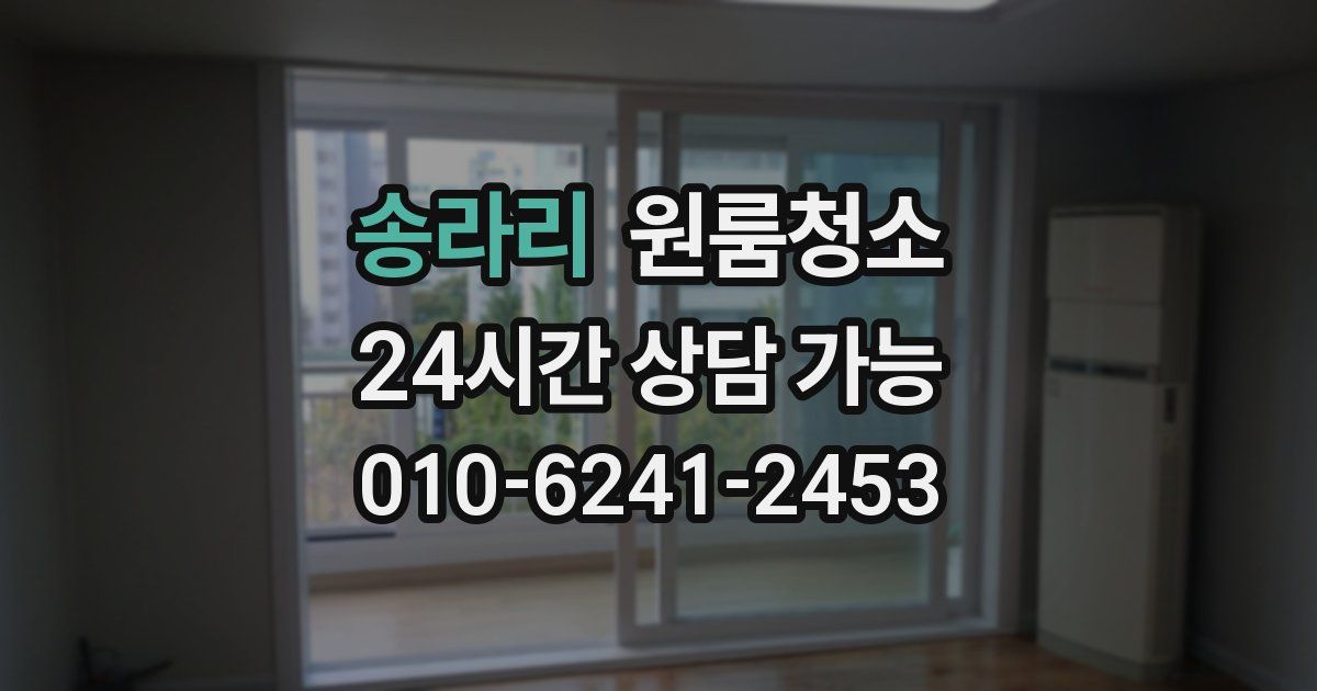 송라리 입주청소