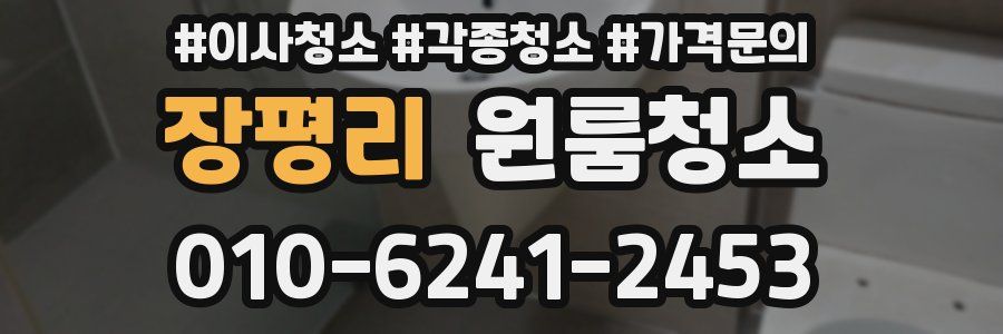 장평리 이사청소