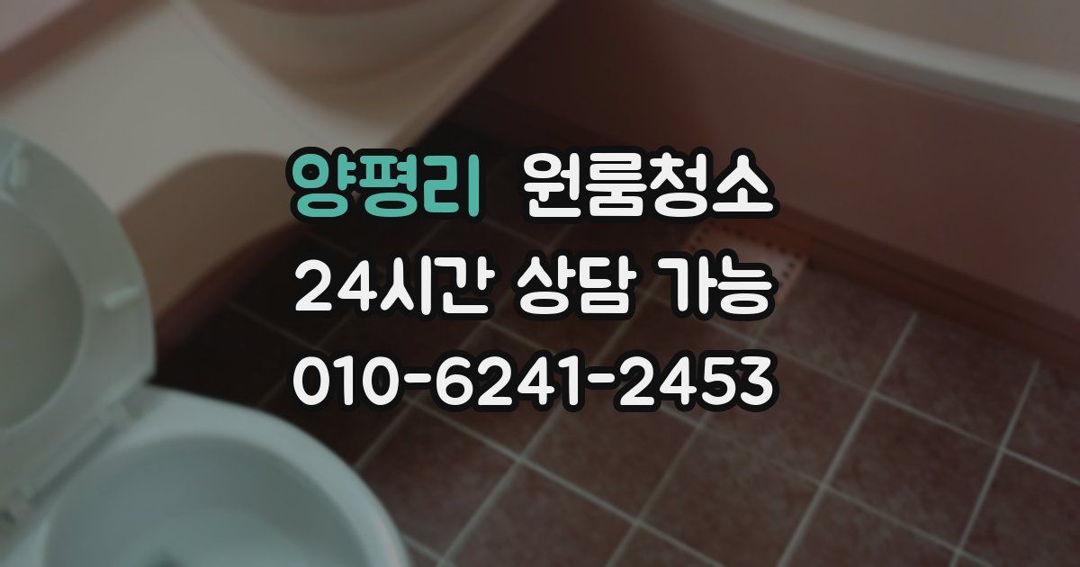 양평리 입주청소