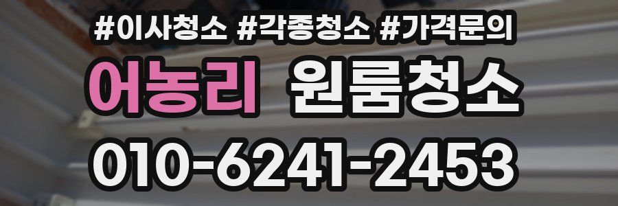 어농리 이사청소