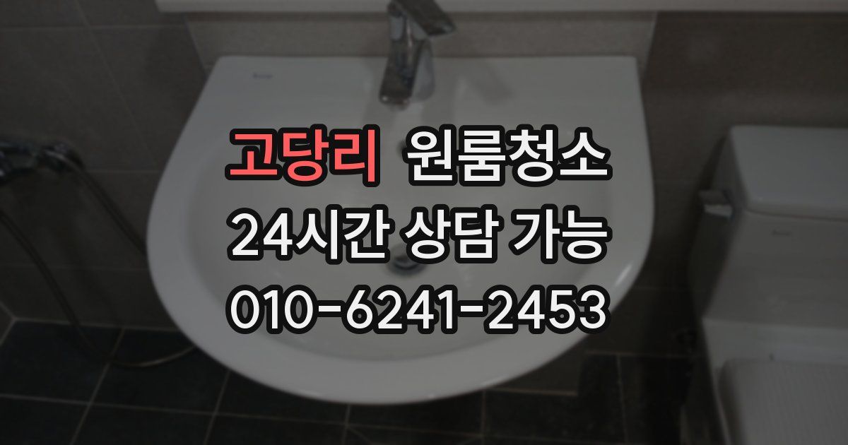 고당리 입주청소